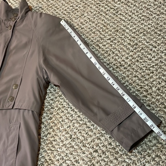 Vintage Jacqueline Ferrar Trench Coat with Wool Blend Button Out Liner - Taupe - Picture 11 of 16